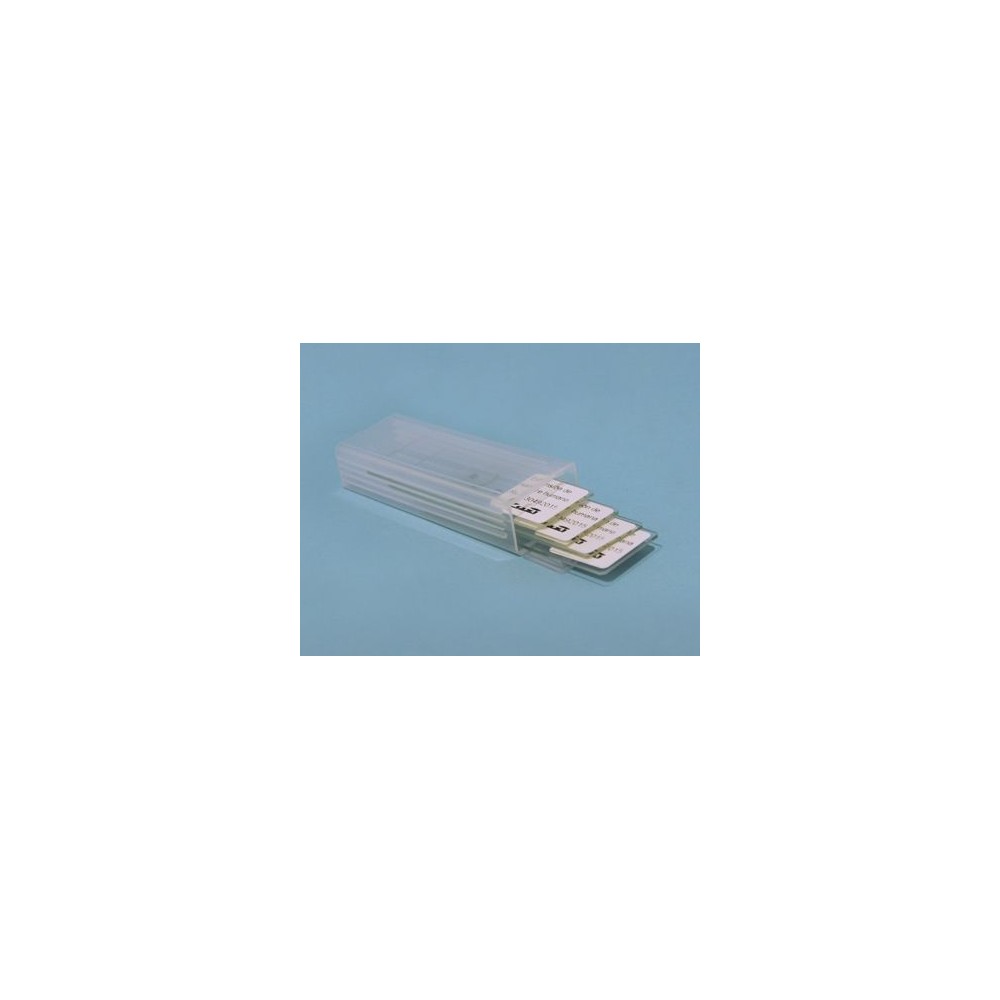 Caja guardar portaobjetos plástico BPG-008. Capacidad 5 piezas