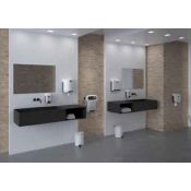 Dispensador paret gel o sabó manual. Dipòsit 700 ml