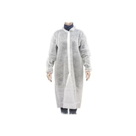 TST disposable gowns 25 grams velcro front. Box 50 units