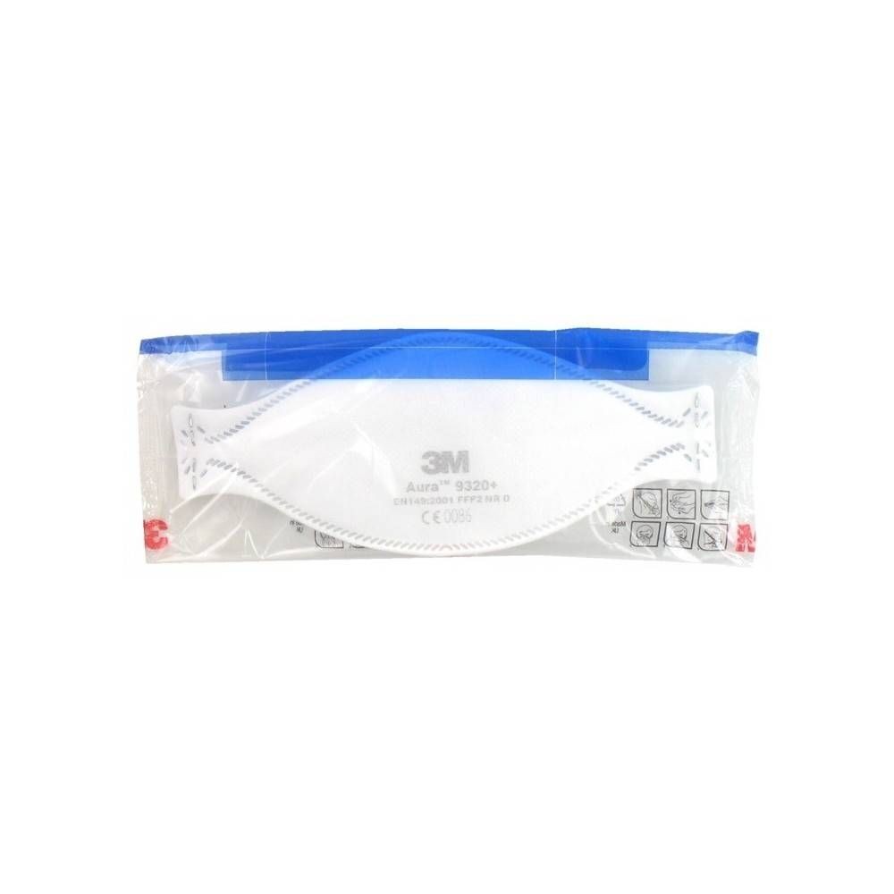 Mascaretes autofiltrants FFP2 sense vàlvula 3M 9320+. Capsa 20 unitats