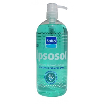 Solució mans hidroalcohòlica antisèptica Ipsosol Plus. Capsa 12x1000 ml