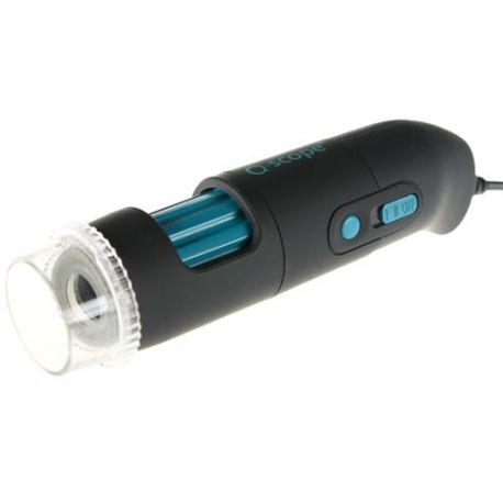 Lupa electrónica Q-scope QS-UV-400. USB 200x 2'0 Mp con UV 400 nm