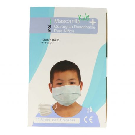 Mascaretes un sol ús polipropilè. Capsa 50 unitats