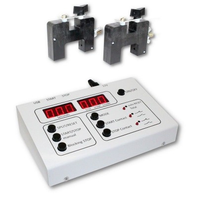 Cronòmetre digital barreres DM-241012. Comptador 0'01 ms a 99'999 sg