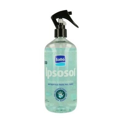 Solució mans hidroalcohòlica antisèptica Ipsosol+. Capsa 20x500 ml