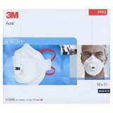 Mascaretes autofiltrants FFP3 amb vàlvula 3M 1873V+. Capsa 10 unitats