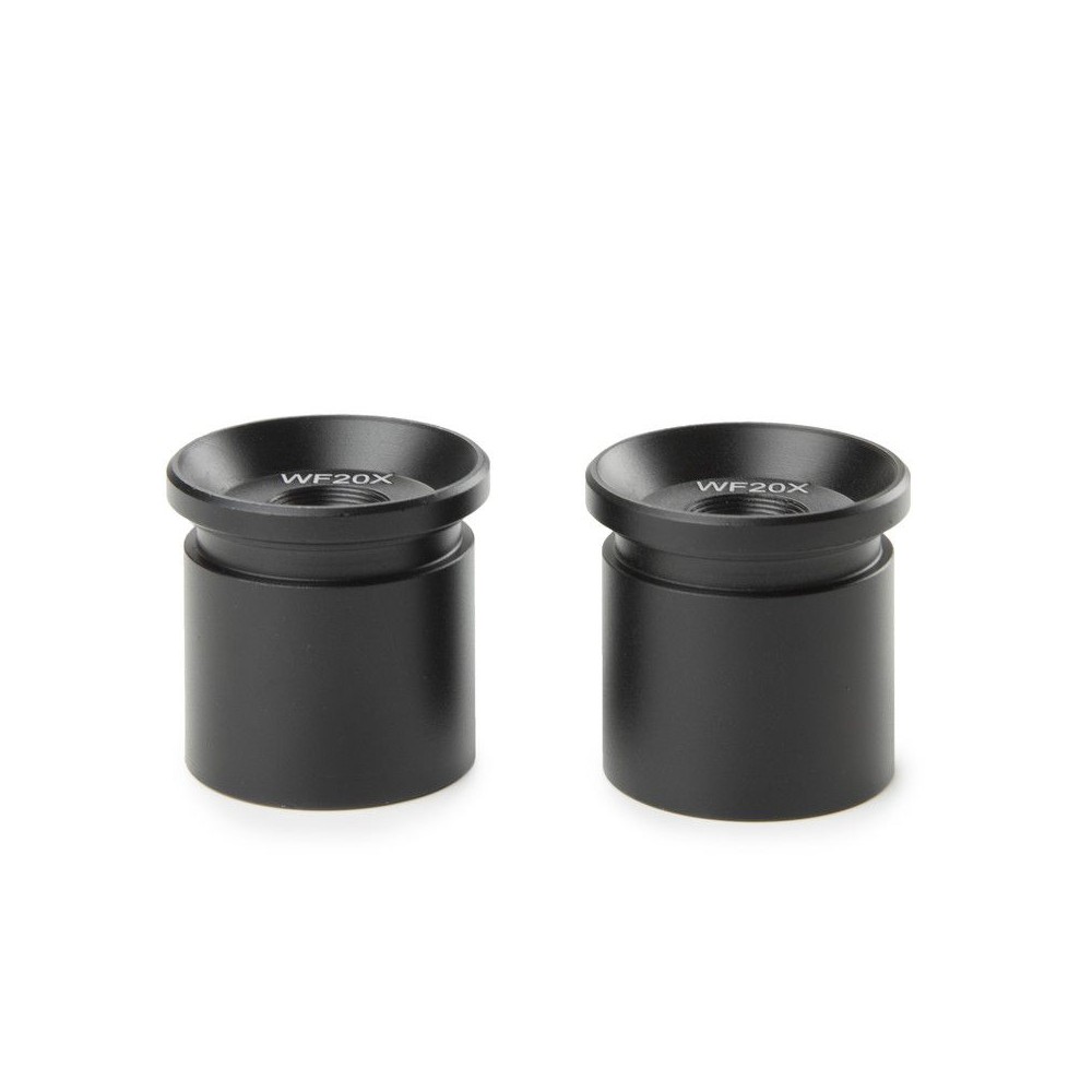 Oculars estereomicroscopi Edublue ED-6020. Parell HWF 20x/10mm
