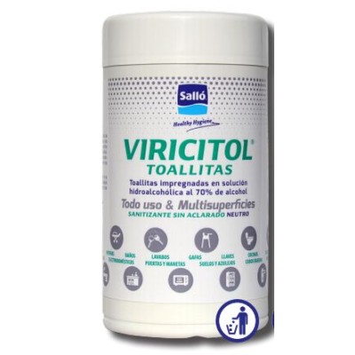 Tovalloletes hidroalcohòliques Ipsosol. Pot 80 unitats