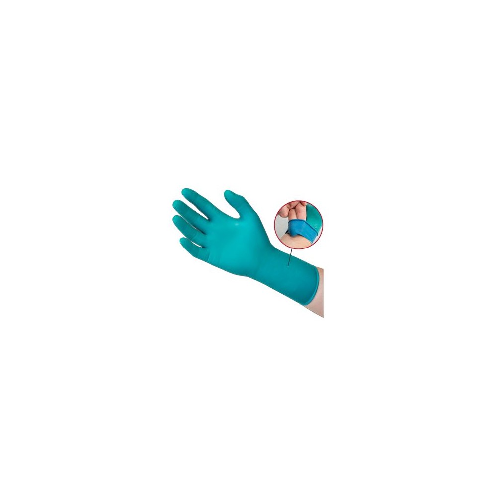Guants un sol ús protecció química Ansell Microflex 93-260. Capsa 50 unitats