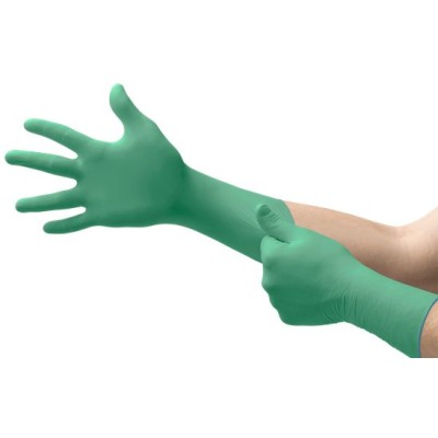 Guants un sol ús protecció química Ansell Microflex 93-260. Capsa 50 unitats
