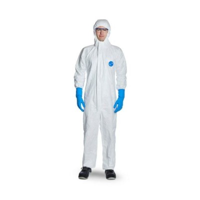 Buzos protección Dupont Tyvek 500 Cat III tipo 5 y 6. Caja 20 unidades
