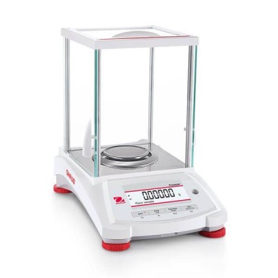 Balanza analítica Pioneer PX-85. Capacidad 82 gramos en 0,01 g