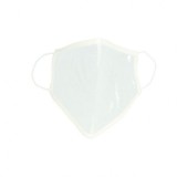 Mascarillas transparentes plástico PS. Pack 10 unidades